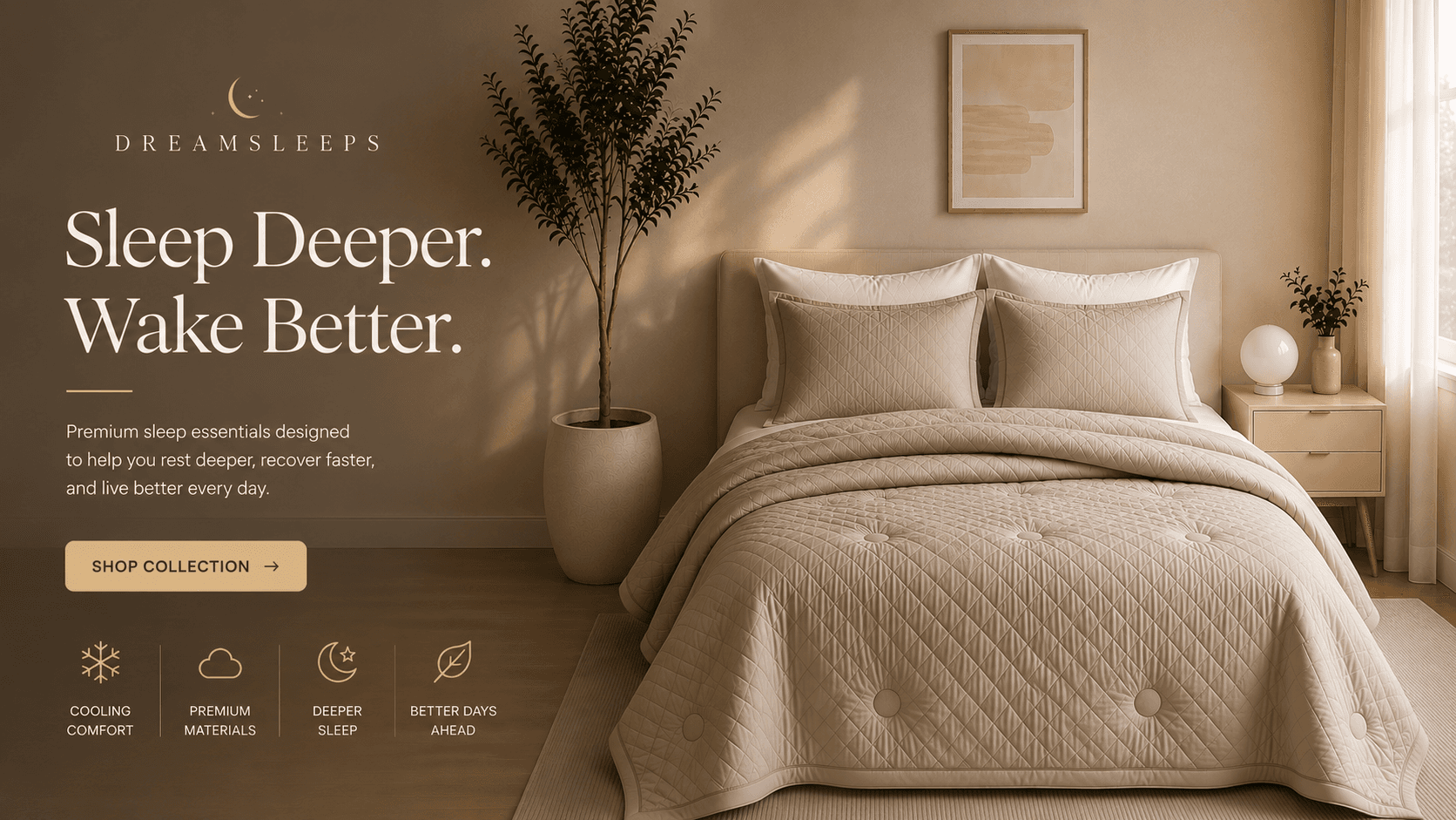 DreamSleeps premium sleep essentials